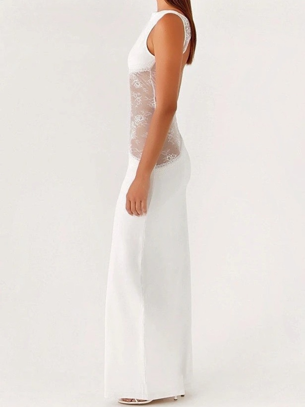 Peppermayo Lucinda Maxi Dress White Size 12 - Picture 2 of 6